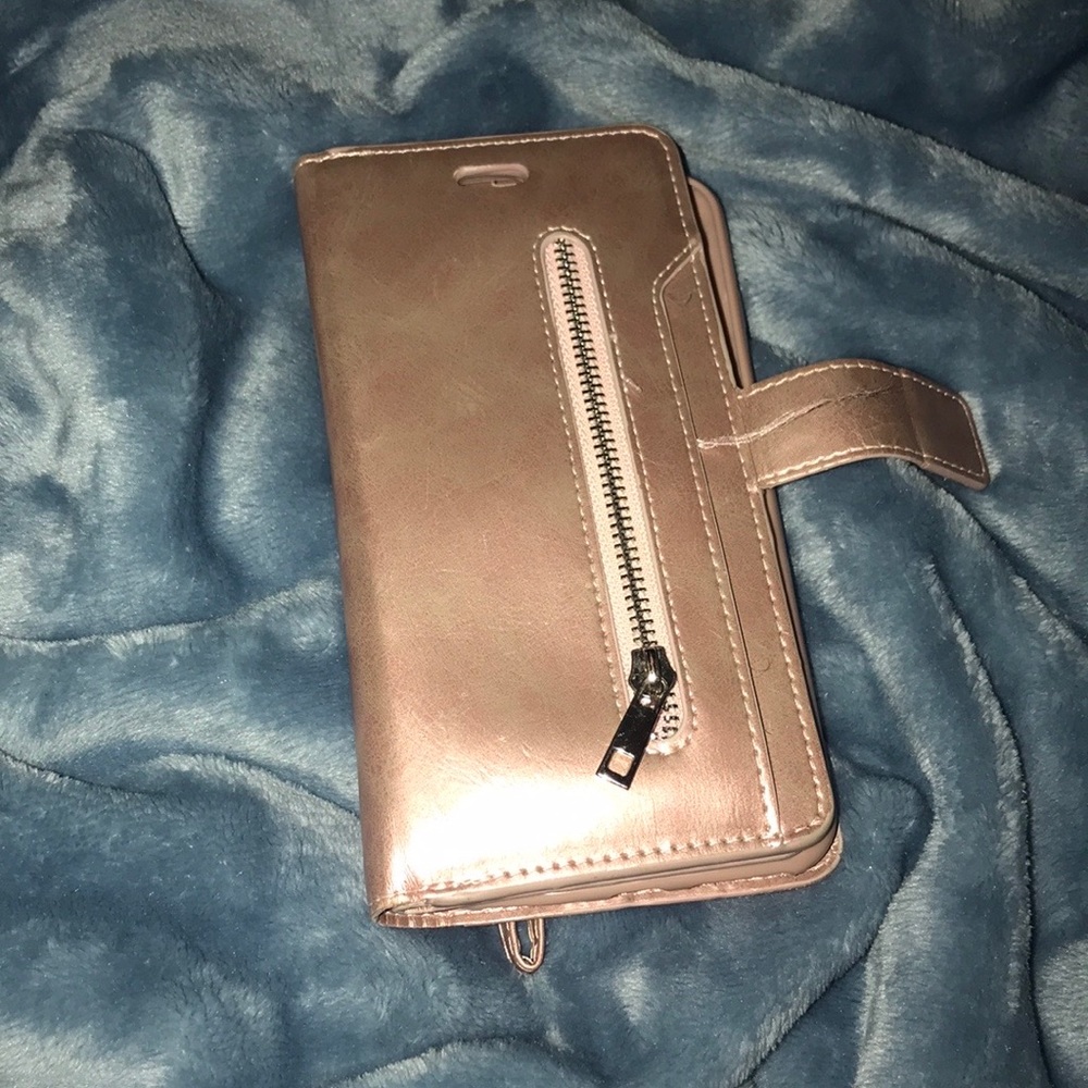 iPhone 7 Plus pink wallet case